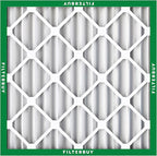 Filterbuy 24x24x2 Air Filter MERV 8 (MPR 700) Dust Defense Replacement (6-Pack), Electrostatic Pleated HVAC AC Furnace Filters, Made in USA (Actual Size: 23.38 x 23.38 x 1.75)