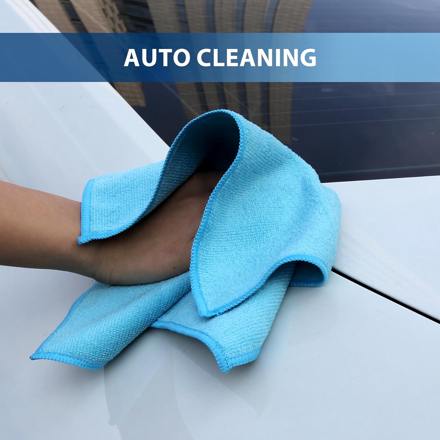 Tricol Clean 12 Pack Microfiber Cleaning Cloth 11.8x11.8inch - Streak-Free, Reusable Wipes for Glass, Kitchen, Car, Dusting - Absorbent & Lint-Free(Mixed 4 Colors 02, 11.8 x 11.8 in)