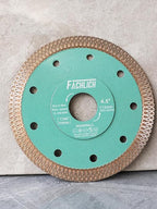 Diamond Porcelain Saw Blade 4.5" Tile Blades 2pcs Dry Wet Tile Cutting Discs with X Teeth Turbo Mesh Rim,for Ceramic Tile Porcelain Granite Marbles
