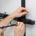 StoreYourBoard G-Tool Pro Storage System, Adjustable Garage Wall Mount Organizer With Pegboard & Shelf, Yard Shovel Rake Holder, Holds 500 Lbs