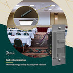 TOPGREENER Kalide 0-10V Dimmer Light Switch, LED Dimmer Switch, Low Voltage Dimmer, 3-GYay or Single Pole, 120VAC 60Hz, 120VAC 10A/ 277VAC 5A LED, TGSDS-010-GY, Gray