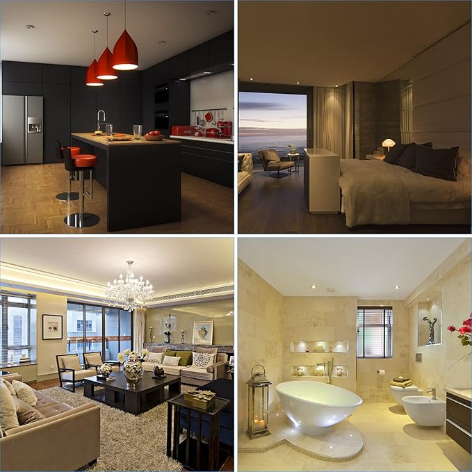 G9 Bulb 25W G9 Halogen Light Bulbs 2 Pin for Range Hood Lights, Microwave Ovens, Bathroom Light Bulbs, Chandeliers 120V 2700K Warm White 12 Pack