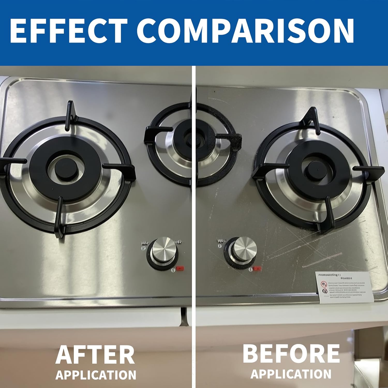 Stainless Steel Scratch Remover Kit, Use for Non-Coated Stainless Steel Metal, Ideal for Refrigerators, Fridge, Stoves, Sinks, Dishwasher Doors & Appliances Scratch Repair & Polish