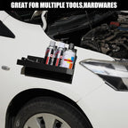 Mayouko Magnetic Tool Tray 12"x4.5"x1.25", Parts Organizer for Cabinets, Boxes, Chest, Garage Magnetic Side Toolbox Holder Shelf