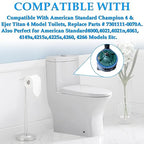 Flush Valve Seal for American Standard & Eljer Toilets, Upgraded Silicone Material 7301111-0070A American Standard Toilet Parts Replacement with O Rings for Champion 4 and Eljer Titan 4（2-Pack）