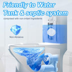 KIISIISO Toilet Bowl Cleaner Tablets 80 PACK, Automatic Bleach Toilet Tank Cleaners, Bathroom Long-Lasting Freshness, Slow-Releasing Powerful Deodorizing & Descaling