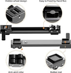 Appliance Rollers Heavy Duty,Newest Extendable Appliance Sliders,Liftable Washing Machine Base,Easily Move Washer and Dryer Machines,Refrigerators,Furniture-Grey