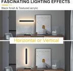 Aipsun LED Outdoor Wall Light Fixtures, Black Exterior Sconces 3000K,23.6inch Modern Porch Patio Wall Light Fixture for House Courtyard Balcony Porch(1 Pack)