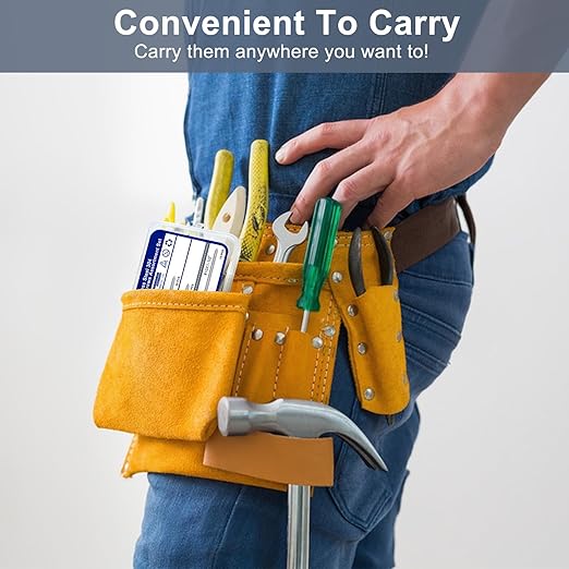 QISHENG 80 PCS Black Head #10 Stainless Steel Phillips Flat Head Wood Screws Assortment Set,Stainless Steel 18-8 A2(304) Screw,Home Screw Kit