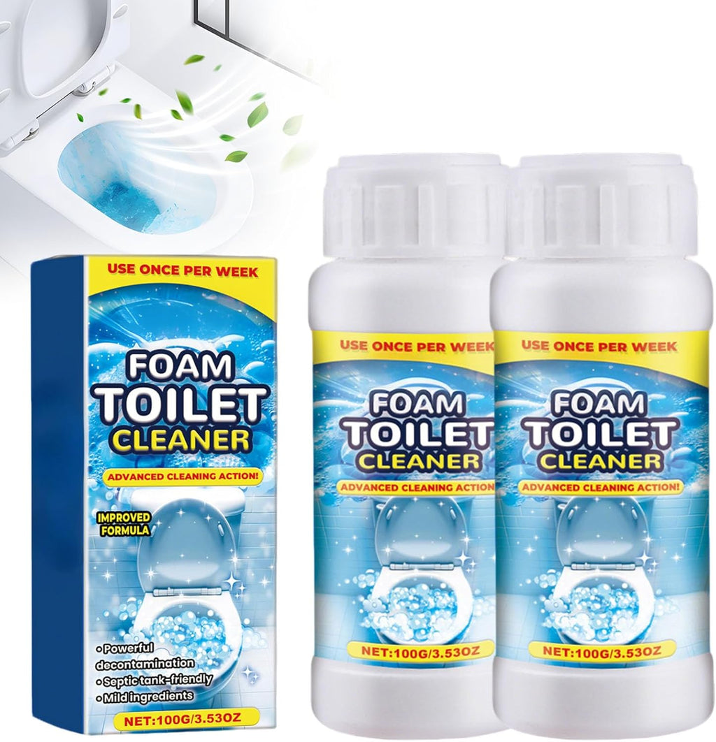 Foam Toilet Cleaner, 2026 Upgeade Powerful Toilet Bowl Cleaner, Advanced Bathroom Cleaner for Home, Powerful Instant Bowl Cleaners for Toilets Squatting Pans (2)