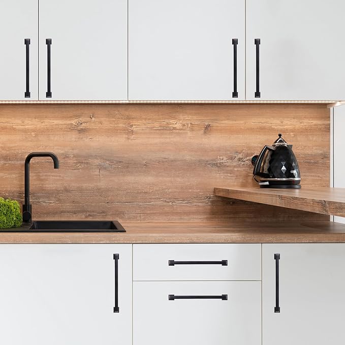 COTYKILEY 10 Pack 6-1/4 Inch(160mm) Oil Rubbed Bronze Cabinet Handles Kitchen Cabinet Pulls Cabinet Door Handles Kitchen Cabinet Hardware Cupboard Drawer Pulls Dresser Handles