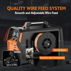 200A MIG Welder,4 in 1 Gas MIG/Gasless Flux Core/Stick/Lift TIG Multi-process Welding Machine Large LED Display 110V/220V Multi Welder