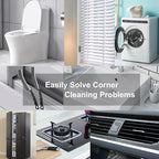 Crevice Cleaning Brush, Multifunctional Hard-Bristled Gap Scrub Brush, Gap Cleaning Tool, Home Essentials, Bathroom Cleaner Tools for Household Use, Kitchen, Window, Faucets, Toilet, Grout, Car, 5pcs