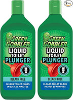 Green Gobbler Liquid Toilet Plunger | Clog Remover | Safe for Toilets and Septic | 2 Pack
