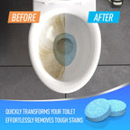 Toilet Bowl Cleaner Tablets 40 Pack, Long-Lasting Drop-in Tank Tablets with Sustained-Release Technology, Fight Tough Stains & Odors, Household & Commercial Use, Compatible with Most Toilets-Automatic