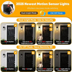 Motion Sensor Outdoor Lighting, 2 Pack Dusk to Dawn Outdoor Wall Lights, Waterproof Exterior Light Fixture Wall Mount, Aluminum Porch Light Outside Light for House