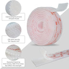 3M Dual Lock SJ3560 1"×6ft Clear 1 Pack Reclosable Fastener Mounting Tape Interlocking Mushroom Shaped Strong Adhesive Hook Lock Sticky Tape for Indoor and Outdoor