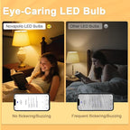 A19 Vintage LED Edison Bulbs, Dimmable, 60W Equivalent, High Brightness 2700K Warm White, 8W E26 Standard Base, 800 Lumens, C80+ CRI Decorative Filament LED Bulb,Clear Glass,12 Pack