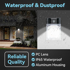 30W LED Wall Pack Light with Dusk to Dawn Photocell 8Pack, 3900LM 5000K Daylight, LED Wall Lights Outdoor Security Lighting for House Garage Yard Garden, IP65 Waterproof, 100-277VAC, ETL Listed