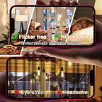 7.3 Inch E26 Led Bulb 6W Dimmable, 2700k Soft White Edison Bulbs 800LM, Equal 80 Watt Tubular T10 T9 Long Clear Glass Light Bulb for Rustic Pendant Pipe Wall Sconces Chandeliers - 6Pack