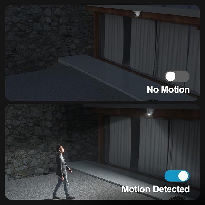 Anpviz 4K 16CH PoE Security Camera System, 8pcs Wired 8MP PoE IP Cameras Outdoor with Human Vehicle Detection, 100ft Smart Color Night Vision, 4K 16 Channel NVR with 4TB HDD for Business (U Series)