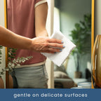 S&T INC. 50 Pack Microfiber Cleaning Cloth with Box, Bulk Towels for Home, Reusable Microfiber Towels for Cars, Cleaning Rags, White, 11.8 Inches x 11.8 Inches, 50 Count