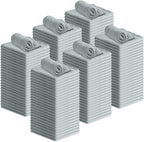 Avalon Towels Cotton Shop Rags – (Pack of 150) Size 12x14 Inches Cleaning Rags – Absorbent Shop Towels and Multipurpose Cleaning Towels for Automobiles, Industries, Garage and Homes (Grey)