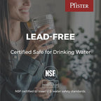 Pfister Miri 2.0 Kitchen Faucet with Pull Down Sprayer and Soap Dispenser, Single Handle, High Arc, NSF Certified, Spot Defense Matte Black Finish, F5297MRRSDB