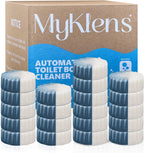 Toilet Bowl Cleaner Tablets, Automatic Toilet Tank Cleaner for Deodorizing & Descaling, Long-Lasting with Sustained Release Technology for Bathroom Cleaners, Blue & White, 20 Packs