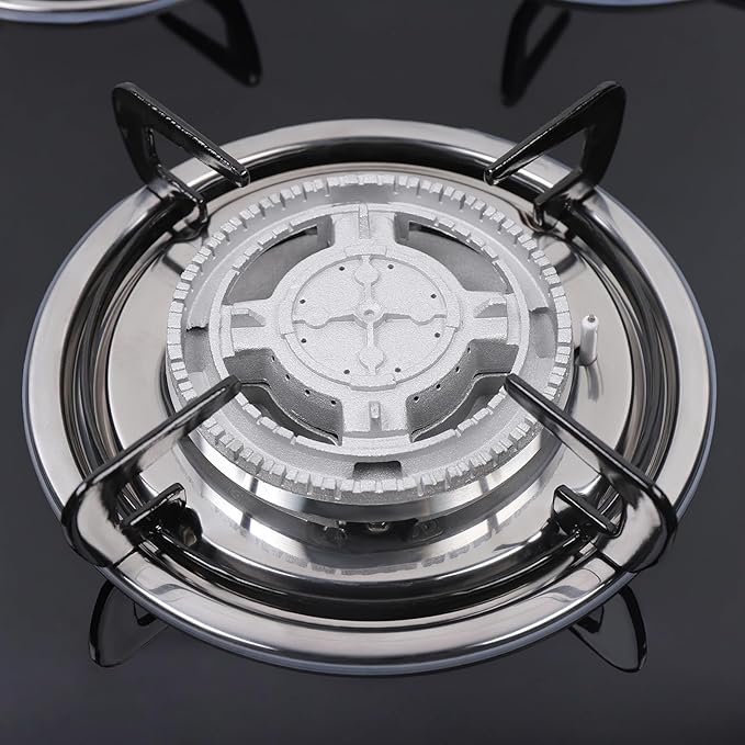 5 Burner Built-in Stainless Steel Gas Stove Top,30 Inch Gas Cooktop LPG/NG Gas Cooktop with 5 Adjustable Hob Burners for Commercial Household
