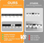 IZORRO Bathroom Vanity Light Fixture, 6-Light 43 Inch Matte Black Bathroom Light Fixtures Over Mirror, with Clear Glass Shade, Modern Farmhouse Vanity Lights, Rustic Restroom Lighting Fixtures