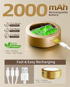 EZVALO Picture Lights for Wall, 2000mAh Rechargeable Battery Magnetic Poster Lights with 3 Color Temps & 12 RGB, Remote Dimmable Timer Painting Light, Wall Decor Light for Art Display, Frame (3 Pack)