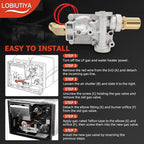 92089 Gas Valve, 10 Gallon RV Water Heater Gas Valve Fit for Dometic Atwood G10 GC10 GCH10 GH10 G16EXT GE16EXT Water Heater Parts, 92089 93870 93869 93844 OEM SVC Valves Assembly 10 Gal