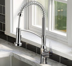 Karran Scottsdale Single-Handle Pull-Down Sprayer Kitchen Faucet in Chrome