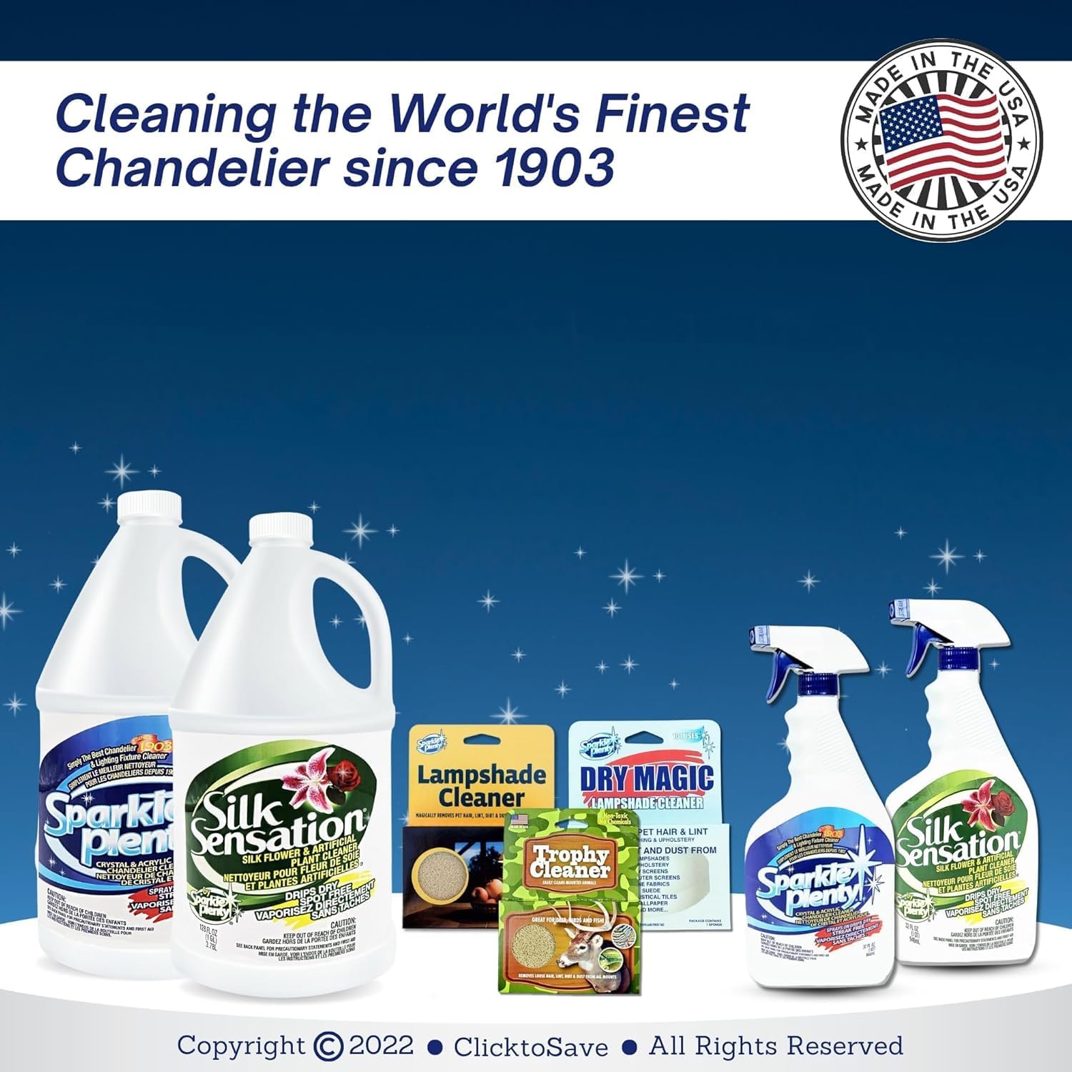 Sparkle Plenty Silk Sensation - Dusting Silk Plant Cleaner Spray No Wipe for Fake Flower & Greenery - Artificial Plant Cleaner Spray No Wipe - Cleaning Leaf Shine for Indoor Plants (160 oz, 2 Pack)