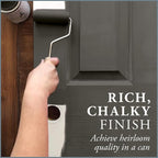 AMY HOWARD AT HOME Chalk-Based One Step Paint for Furniture, Cabinetry, Decor, Finish, and More | No Stripping, Sanding, or Priming | Dark Base | 32 Ounce | Graphite