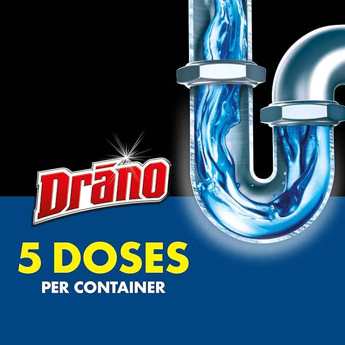 Drano Kitchen Granules Clog Remover, 8.8 oz (Pack of 3)
