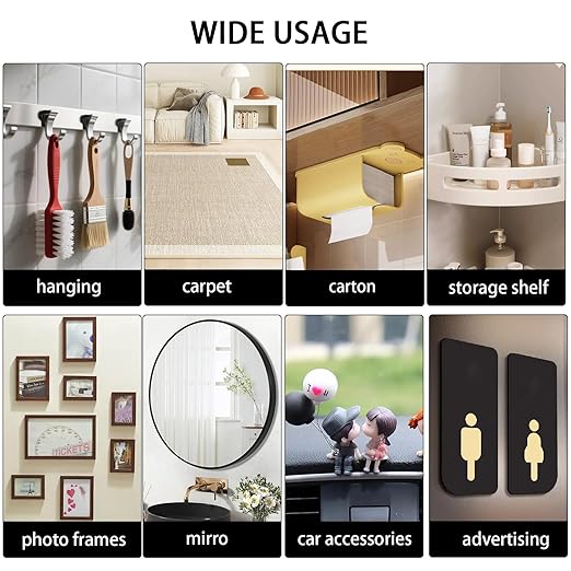 QDiShi 50PCS EVA Double Sided Adhesive Pads Pre-Cut Foam Tape 3x5cm Heavy Duty Mounting Tape Black Super-Sticky Pad Waterproof Self Adhesive Pad for Home Décor & DIY Art Crafts