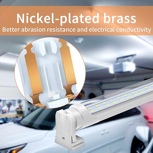 JESLED Non Shunted LED Tombstones - (Pack of 50) T8 Lamp Holder, UL Turn Type Tombstone Lampholder for T10 T12 LED Fluorescent Tube Replacement, Medium Bi-pin G13 Socket for Programmed Start Ballasts