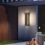 tewei LED Outdoor Wall Lights, 15.7'' Modern Outdoor Indoor Wall Sconce Large Exterior Lighting Fixtures Outside Front Door Lights for House, Hallway, Warm White 3000K, Antique Black, 2 Pack