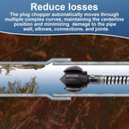 Drain Cleaner Cutter Heads (2-1/2CG) F/5/8& 3/4" Cables, Clog Chopper Multi Function Cuttin Tool, Black