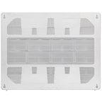 Akro-Mils 24-Drawer Plastic Drawer Storage Cabinet for Garage Organization, Bead Organizer, Building Bricks Storage, Teacher Toolbox, Makeup Organizer, 20-Inch W x 6-Inch D x 16-Inch H, 10124 White