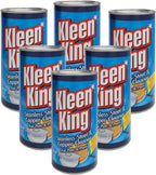 King Kleen Stainless Steel Cookware Cleaner and Copper Cleaner (14 oz, 6 Pack) Helps Remove Stains and Tarnish from Pots and Pans, Multi-Purpose Metal Cleaner, Powder Form