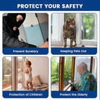 2 Pack Sliding Window Sash Locks, White Cam Sash Locks for Double Hung Windows, Security Sash Window Lock and Keeper Replacement for Vertical and Horizontal Sliding Windows