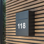 Reflective Mailbox Numbers Sticker Decal Die Cut Classic Style Vinyl Waterproof Number Self Adhesive 5 Sets (2" x 5 set) for Signs, Door, Cars, Trucks, Home, Business, Address Number