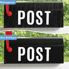 220 PCS Letter Stickers Big Font Mailbox Numbers and Letters Self Adhesive Vinyl Waterproof Alphabet Number Stickers for Bulletin Board Mailbox House Address,Cars,Poster,Business Decor(6 Inch,White)