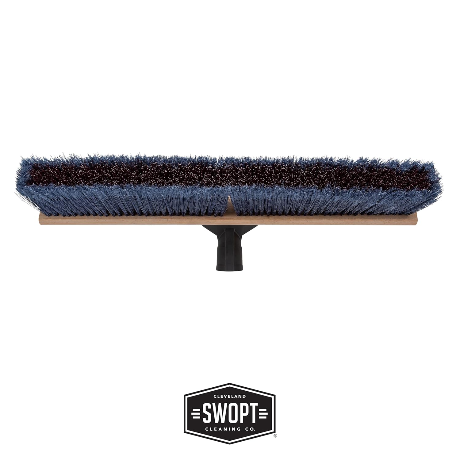 SWOPT 24” Premium Multi-Surface Push Broom Head — Indoor and Outdoor Push Broom — Cleaning Head Interchangeable with All SWOPT Cleaning Products for More Efficient Cleaning and Storage