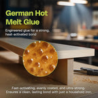 Edge Supply Birch 2" X 25' Roll, Wood Veneer Edge Banding Preglued, Iron on with Hot Melt Adhesive, Flexible Wood Tape Sanded to Perfection. Easy Application, Made in USA