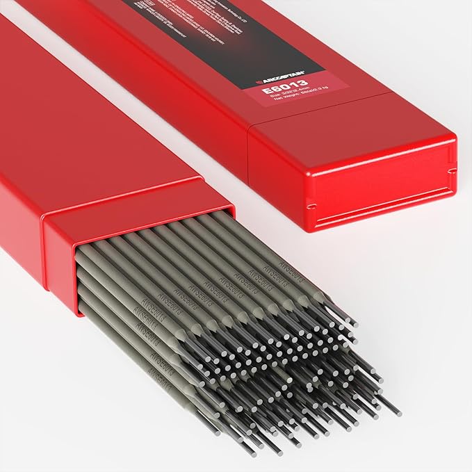 ARCCAPTAIN E6013 Welding Rod 3/32" 5LB Carbon Steel Welding Sticks Electrodes, Welding Rods ARC Welding Equipment