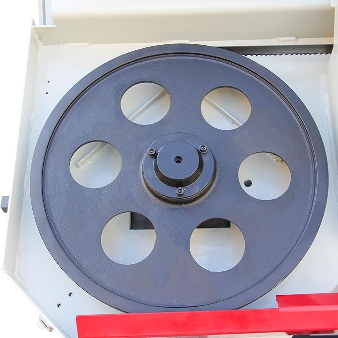 KAKA INDUSTRIAL Metal Bandsaw 11 Inch Capacity Double Column Horizontal Band Saw Hydraulic Control Semi-Automatic for Metal Fabrication Shops, Maintenance Facilities, and Industrial Workshops TBK-11